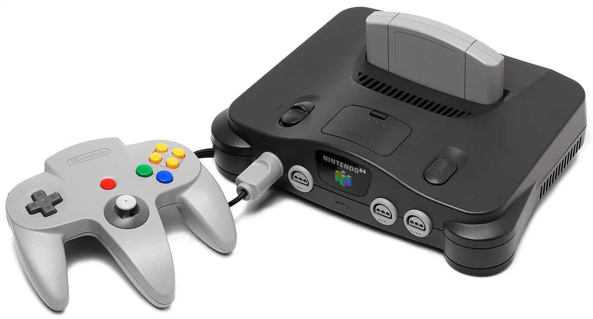 An Image The Nintendo 64 Console With Its Controller