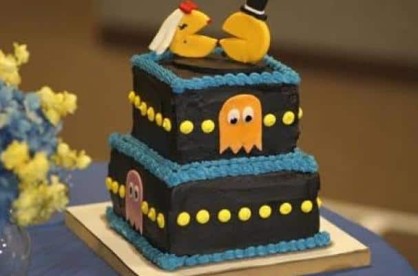 An Image Showing A Pacman Cake 