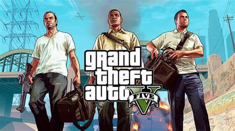 An Image Showing The Cover For Gta 5 