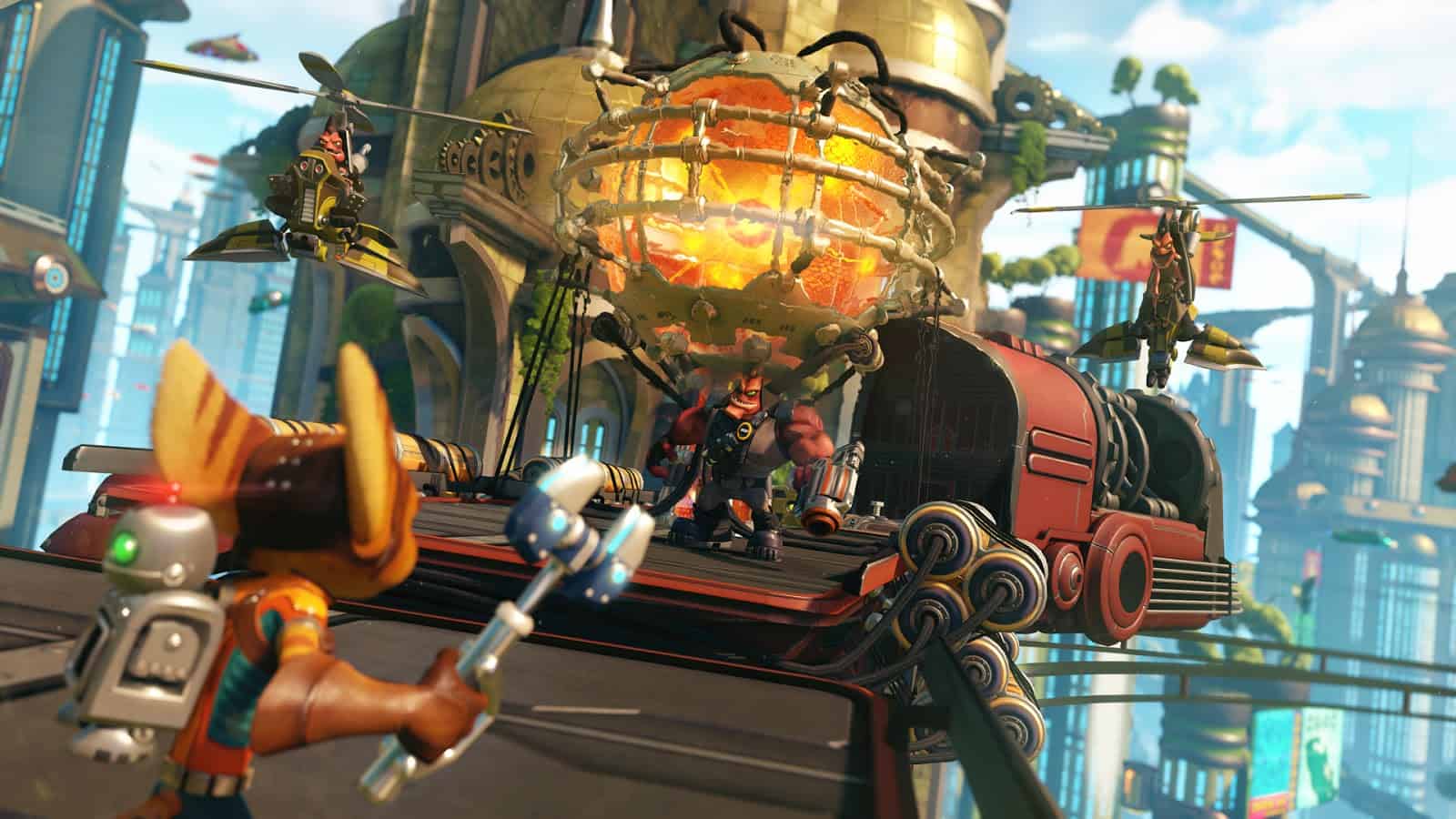 An Image Showing A Screenshot From Ratchet And Clank 