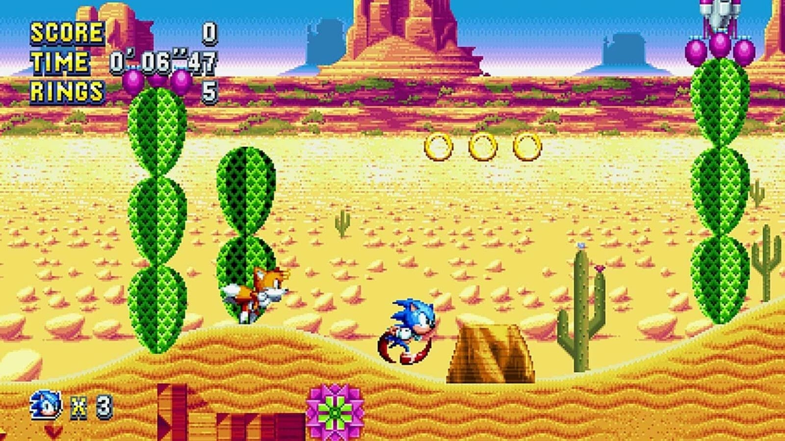 An Image Showing Gameplay From Sonic Mania