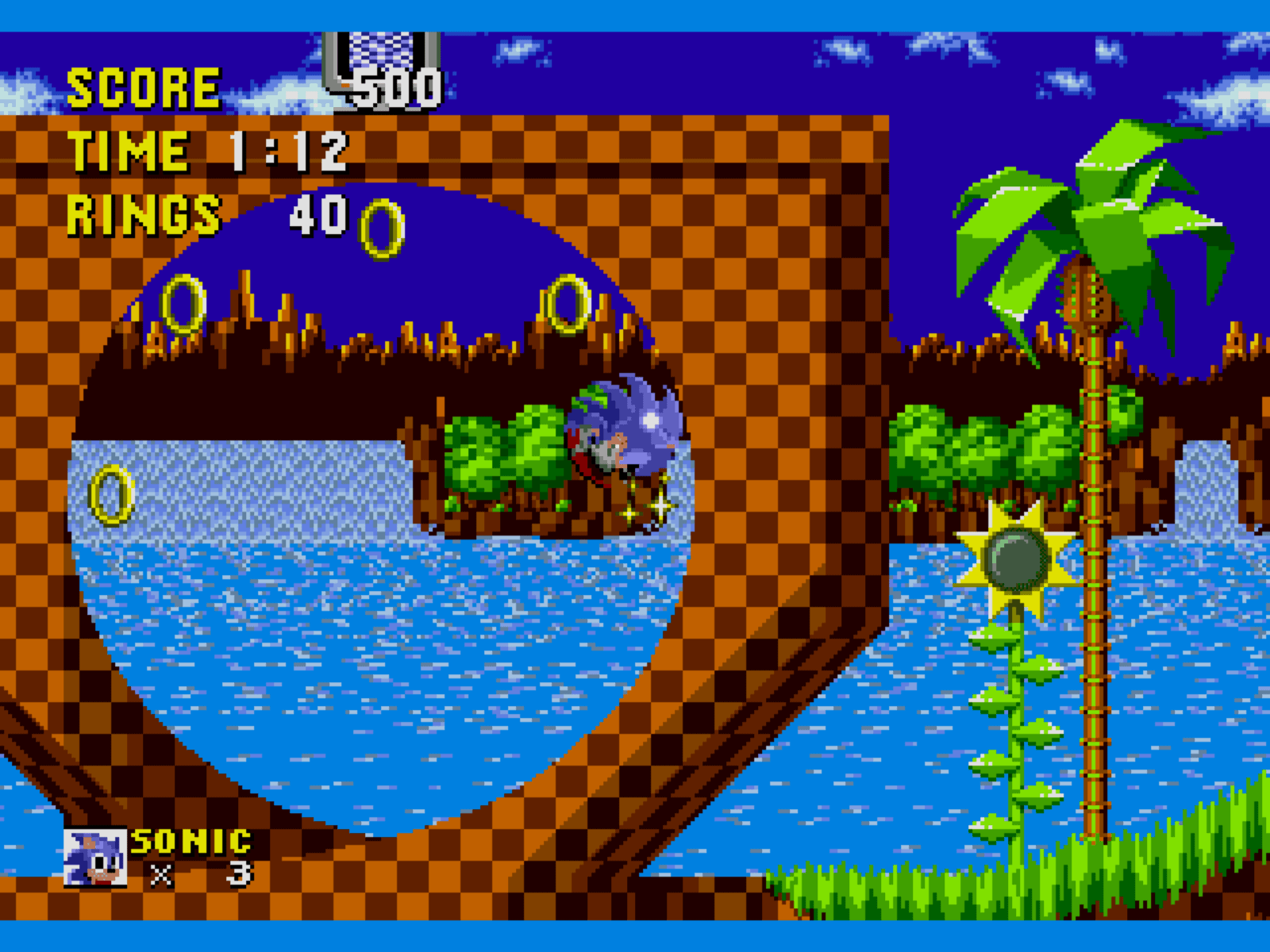 An Image Showing Sonic Being Played 