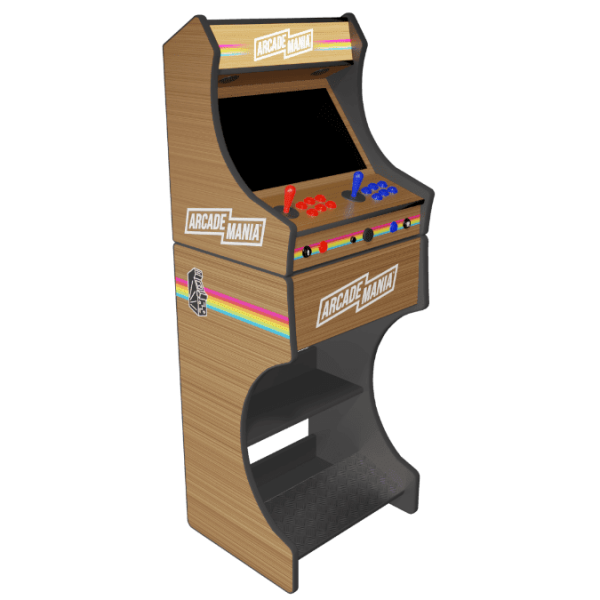 Classic Wood Artwork Arcade Machine