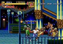 Screenshot Of Streets Of Rage 2