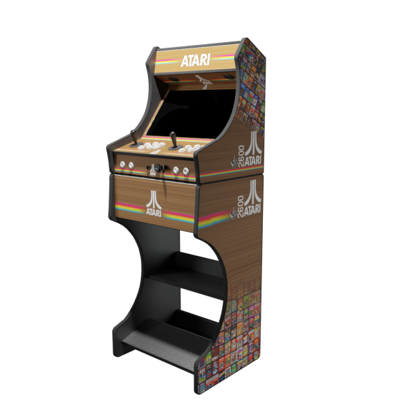 The Left Side View Of The Atari Arcade Machine.