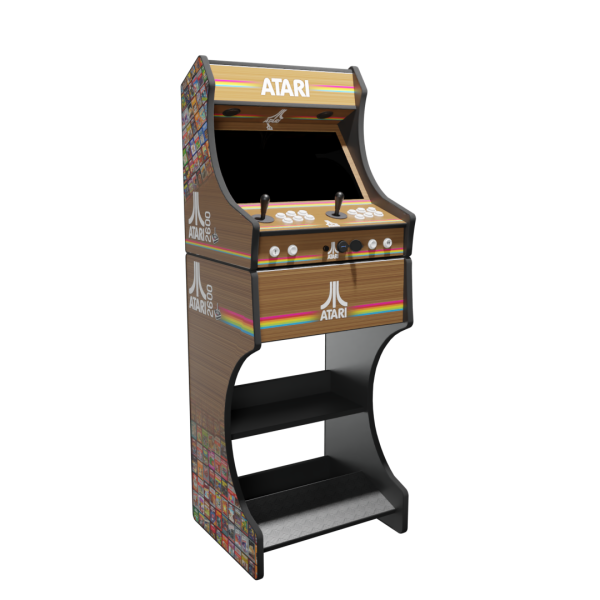 The Right Side View Of The Atari Arcade Machine.