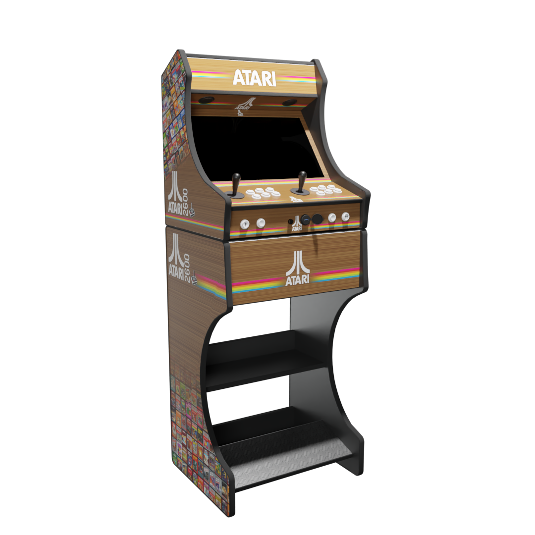 The Right Side View Of The Atari Arcade Machine.