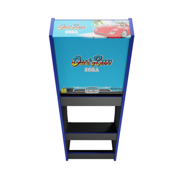 The Back View Of The Outrun Arcade Machine.