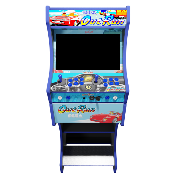 The Front View Of The Outrun Arcade Machine.