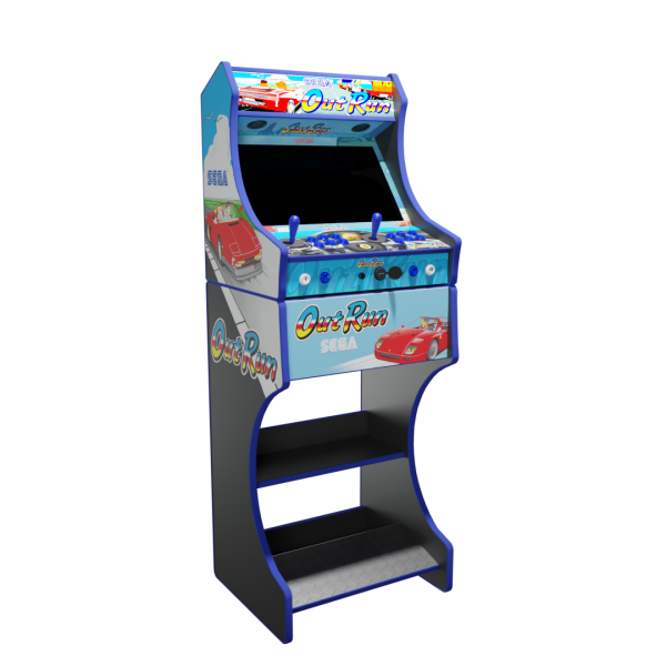 The Right Side View Of The Outrun Arcade Machine.