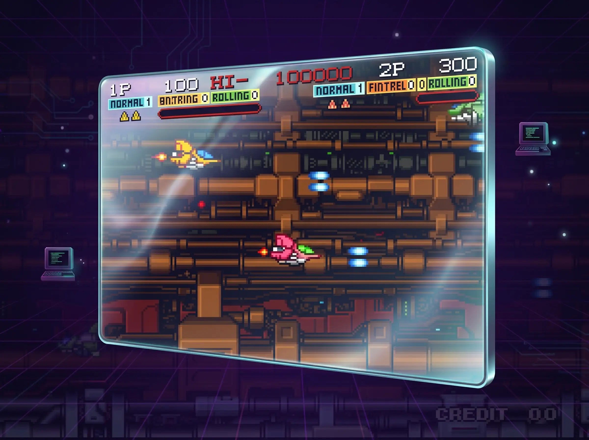 Andro Dunos Retro Game