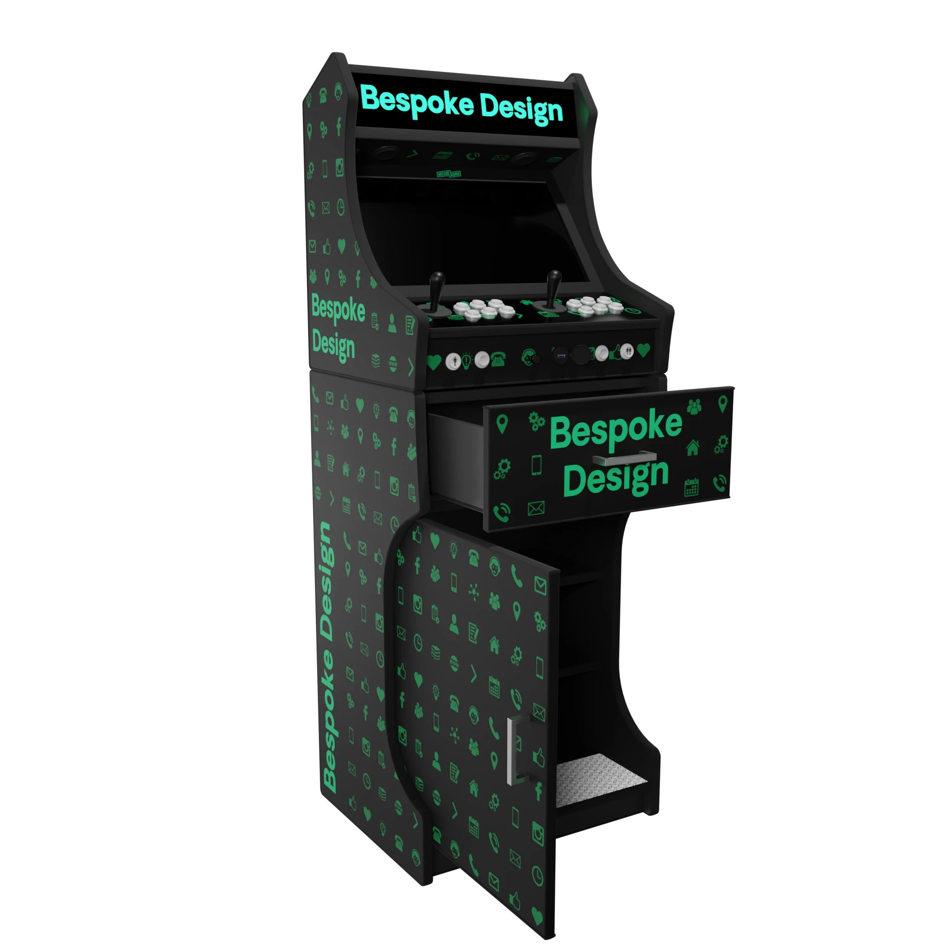 Mega Arcade Machine - Bespoke Artwork