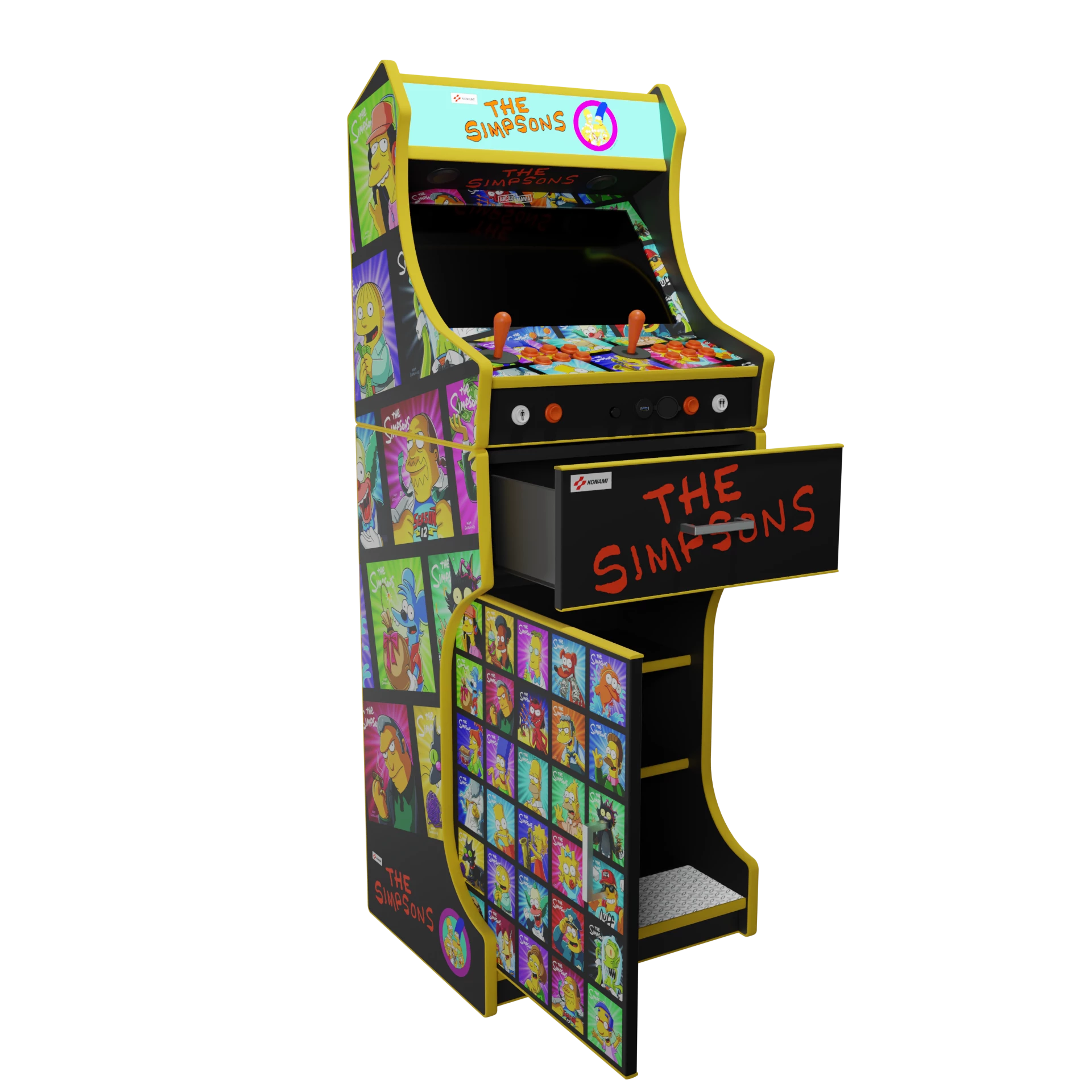 Mega Arcade Machine - The Simpsons