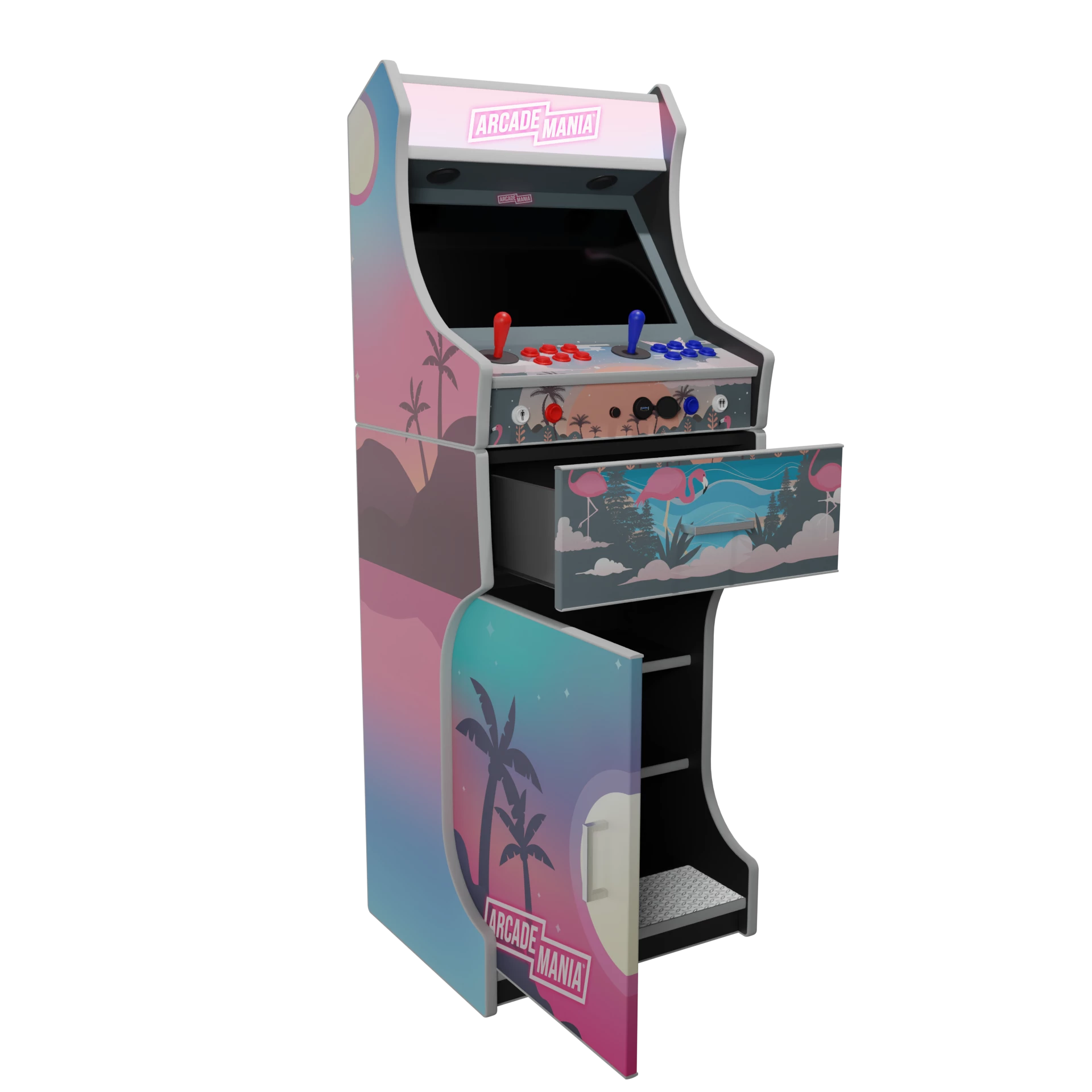 Mega Arcade Machine – Sunset in Paradise